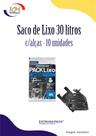 Saco de lixo Easybag 30 litros preto c/alças 10 unid - Extrusa - reciclado, reciclagem (6305) Saco de lixo Easybag 30 litros preto c/alças 10 unid - Extrusa - reciclado, reciclagem (6305)