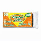 Saco de lixo embalixo 30 litros com 50 un
