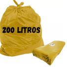 SACO DE LIXO ESPECIAL 200L 85X95CM BAY PLASTIC Amarelo 200un
