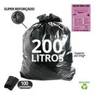 SACO DE LIXO ESPECIAL 200L 85X95CM BAY PLASTIC Preto 200un