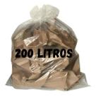 SACO DE LIXO ESPECIAL 200L 85X95CM BAY PLASTIC Transparente 200un