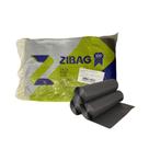 Saco de lixo preto 100 litros Rolo reciclado Reforçado Zibag com 100 unidades Saco de lixo preto 100 litros Rolo reciclado Reforçado Zibag com 100 unidades