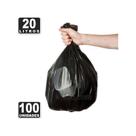 Saco De Lixo Preto 20 Litros 100 Unidades Atacado Saco De Lixo Preto 20 Litros 100 Unidades Atacado