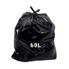 Saco de Lixo Preto 60 Litros com 100 unidades suporta 8 kg