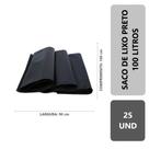 Saco De Lixo Preto Reforçado 100 Litros - Pacote 25 Und. Saco De Lixo Preto Reforçado 100 Litros - Pacote 25 Und.