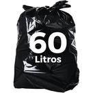Saco de lixo REFORÇADO 60 Litros 100 unidades 0.08 micras Condomínios Restaurantes Residência