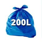 Saco de Lixo Reforçado Azul 200 Litros com 100 unidades