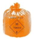Saco De Lixo Tóxico Laranja 30L (2 PCT C/100UNID)