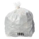 Saco de Lixo Transparente 100 Lt com 100 unid Uso Comercial