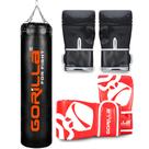 Saco De Pancada 160 cm + Luva Pro Adulta + Infantil - Gorilla