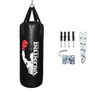 Saco de Pancada 90cm Boxe Valentini Vazio com Suporte de Parede Reforçado e Parafusos