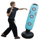Saco de pancadas inflável alvo de treino 160 cm azul PVC