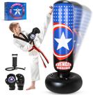 Saco de pancadas YasinKidz All Star 167 cm com luvas para crianças