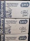 Saco de papel kraft fast Ford 11x22cm decorado