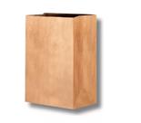 Saco De Papel Liso Kraft Delivery M 34x24x14,5 Cm