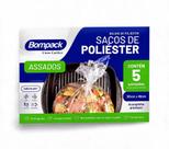 Saco de Poliéster Para Assados 30x41 5 Unid Bompack