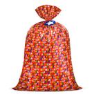 Saco de presente de plástico WRAPAHOLIC 56 Large Red Happy Birthday