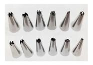 Saco Decorador Confeiteiro Profissional 12 Bicos Inox Bolo
