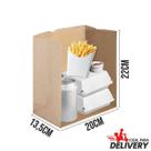 Saco Delivery Kraft - 22x13,5x20cm - 10 unidades - Ref 5782 - WMA Saco Delivery Kraft - 22x13,5x20cm - 10 unidades - Ref 5782 - WMA