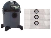 Saco Descartável Aspirador Pó Lavor Wash Compact Eco 22 L C/ 03 Un.