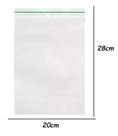 Saco Embalagem Zip Lock N9 Envios E-commerce 100un 20x28 Cm