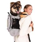 Saco esportivo K9 Sport Carrier Plus 2 grande, cinza claro