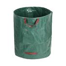Saco Grande Dobrável Para Resíduos De Jardim 120-500L Com Tampa, Lixeira Reutilizável Para Folhas,
