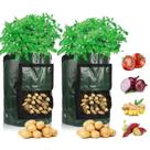 Saco Grande Para Cultivo De Batatas Em Jardim, Vaso De Plantio De Vegetais Em Tecido PE Reforçado Saco Grande Para Cultivo De Batatas Em Jardim, Vaso De Plantio De Vegetais Em Tecido PE Reforçado