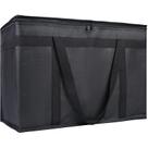 Saco isolado para entrega de alimentos Bodaon XX-Large reutilizável preto