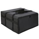 Saco isolado para transporte de pizza musbus preto 4 60L 24x24x14cm