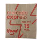 SACO KRAFT PARDO IFOOD 30 x 33 x 17,5