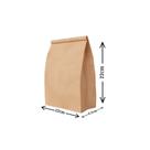 Saco Kraft PP 12x6,5x22cm c/50 Unidades