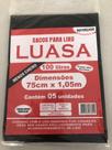 Saco lixo 100 litros luasa 10 pcts c/ 5 un.