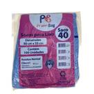 Saco Lixo Azul 40l Primebag C/100