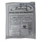 Saco lixo hospitalar infectante 100l c/100 branco embalac