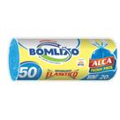 Saco lixo ref fecha facil 50l azul 20un