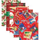 Saco Metalizado de Natal 35X53CM Sortido Pacote com 50 Unidades