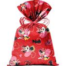 Saco Metalizado Minnie Love Pérolado 30X45CM - Pacote com 40 Unidades