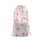 Saco organizador impermeável 20x30cm de flamingo com cordão porta objetos de viagens bolsa multiuso