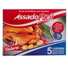 Saco Papel Celofane Assar Carne Churrasco Cozimentos 5UN