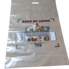 Saco Para Lenha 10kg Embalagem Plástica Reforçada Com Alça 100 Un