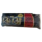 Saco para lixo 200l rolo c/20 - rei do roll