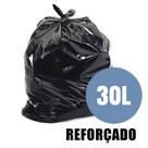 Saco para lixo 30l reforcado preto rolo c/30 unidades