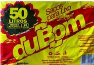 Saco para lixo 50l com 10 un
