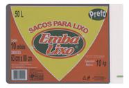 Saco Para Lixo 50l Embalixo 10 Unidades