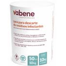 Saco para Lixo Residuo Infectante Hospitalar Vabene 50L com 100 Unidades