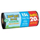 Saco Para Lixo Super Forte Reciclado 15L 40un + 20% - Dover Roll