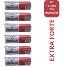 Saco para Lixo Verom Extra Forte 50 Lts ou 10 kg Kit com 6 rolos ou 120 unidades