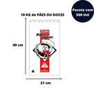 Saco para pães kraft branco p500 unidades Padaria Doceria 10 kg Saco para pães kraft branco p500 unidades Padaria Doceria 10 kg