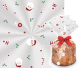 Saco Para Panetone 500g + Laço + Fecho 10 Unidades Cromus Saco Para Panetone 500g + Laço + Fecho 10 Unidades Cromus